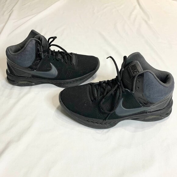 Nike Air Visi Pro 6 Black High-Top Basketball Sneakers 749168-003 Men's Sz 8.5 - Picture 2 of 9